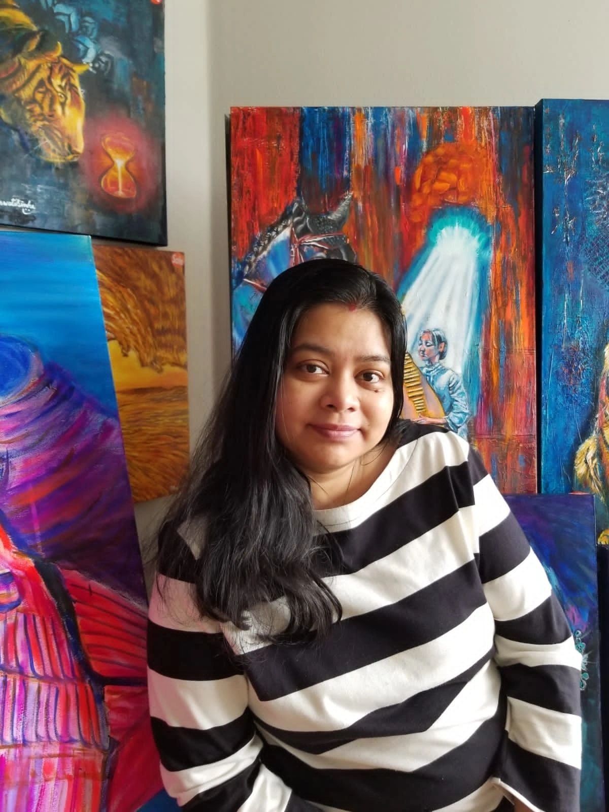 Artist Bhaswati Sinha