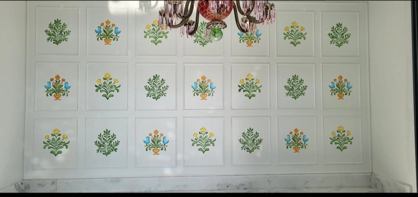 Mural in a private home prayer room